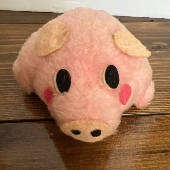 Russ Other - Vintage Russ Berrie Pink Petunia Pig Plush Beanie 5.5" Toy 1974 No Tags
